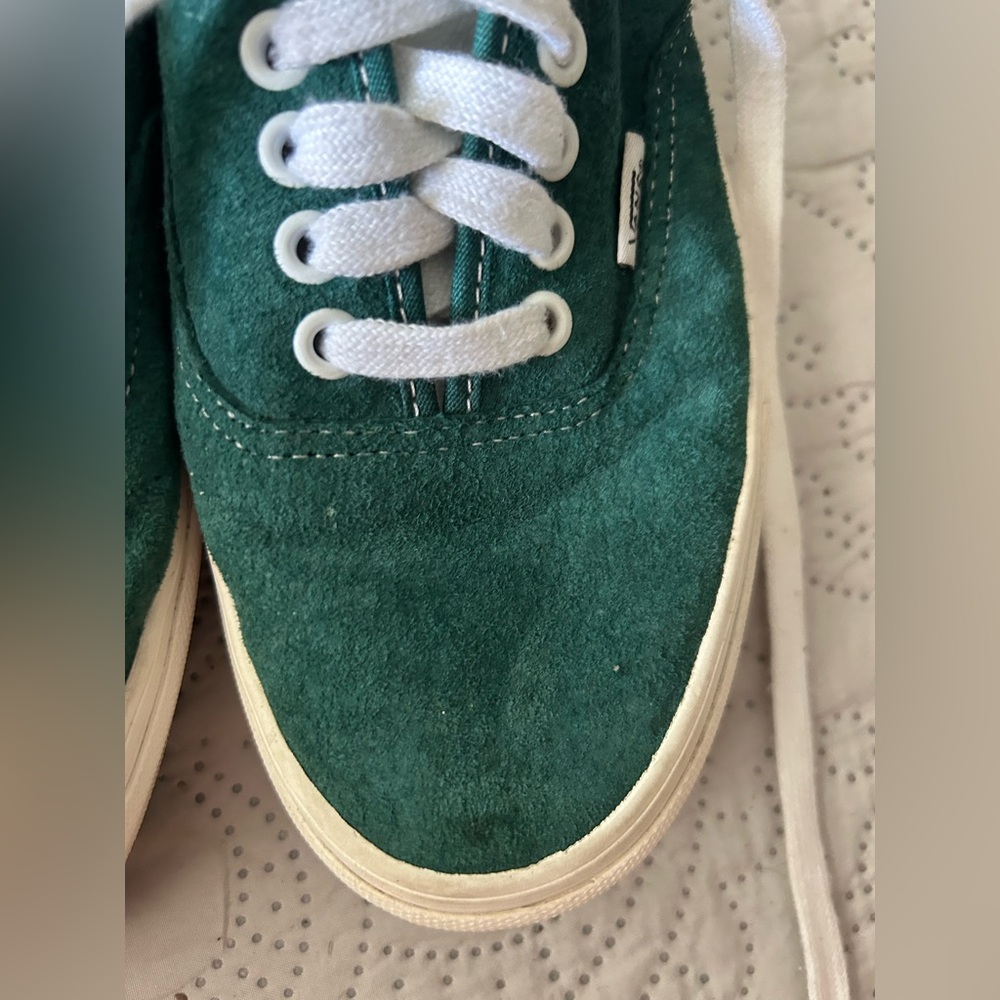 Vans low top green suede sneakers size M8W9.5 VNOA348A204 Heiq Eco dry. Nice! - Picture 12 of 16